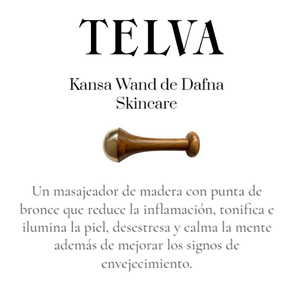 KANSA WAND- Herramienta para masaje facial ayurvédico. Well aging.